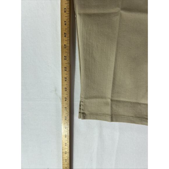 Ruby Rd Slimming Stretch Mid-Capri PantsChino Color Womens 16P Elastic Waist - Picture 2 of 11